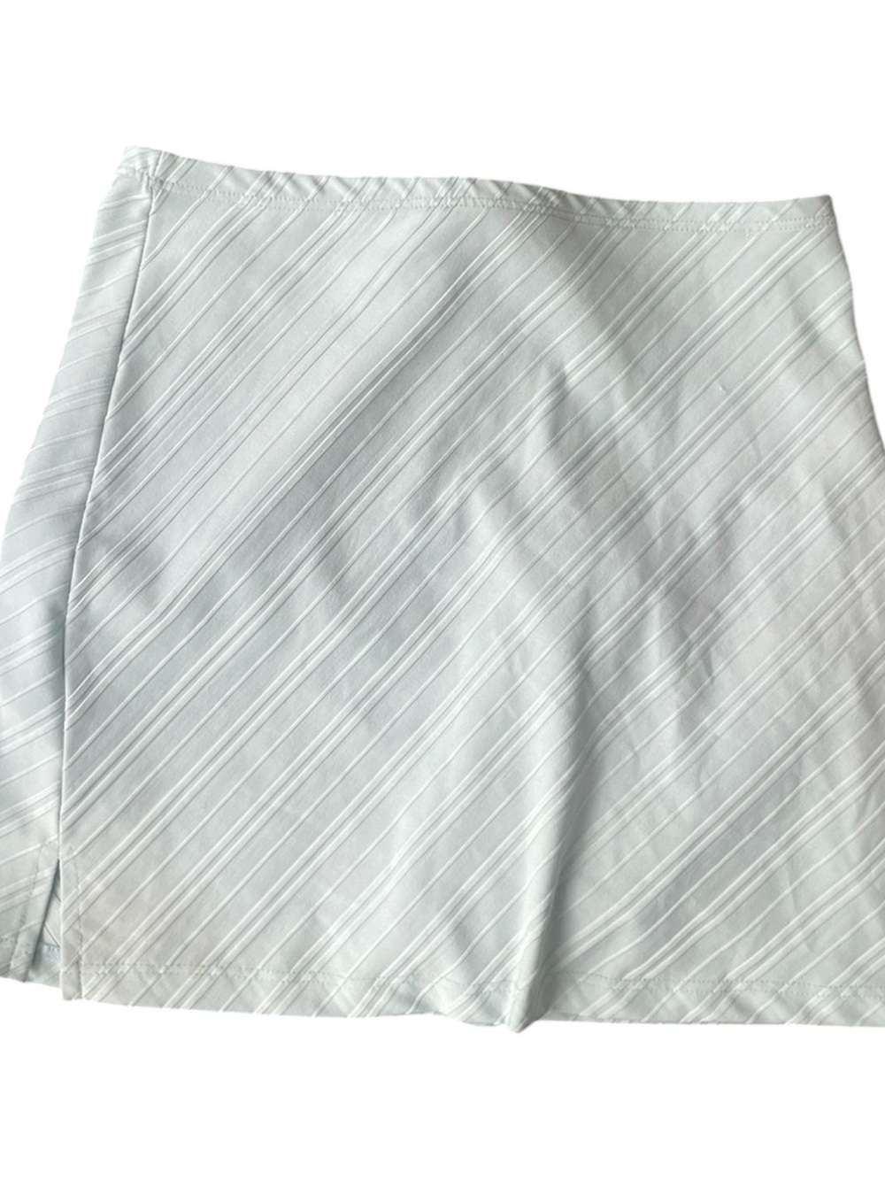 Y2k Joule Baby Blue Striped Mini Skirt Womens XS
